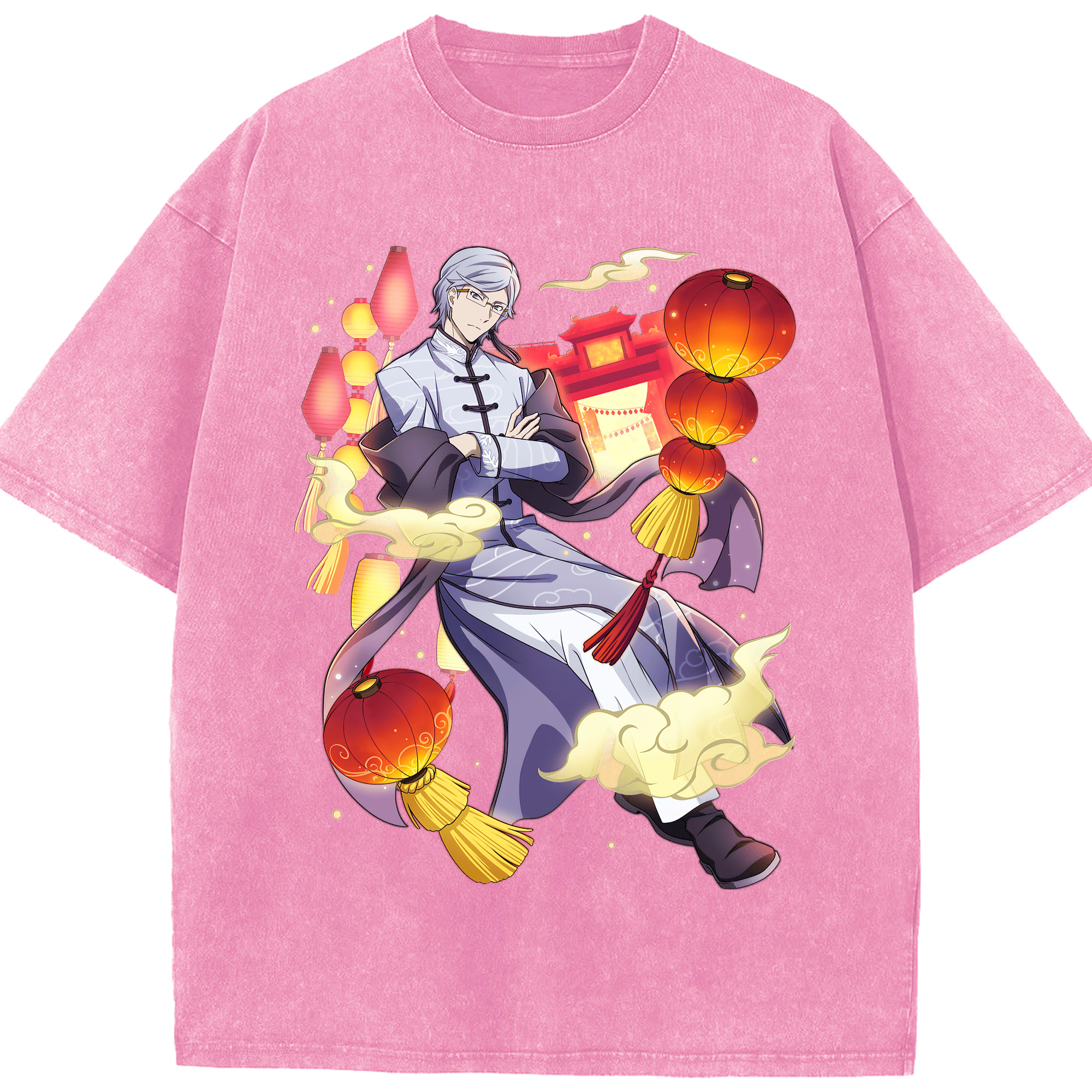 （画像用） 文豪ストレイドッグス Bungo Stray Dogs 綿100% ヴィンテージ風 半袖Tシャツ（フロントプリント）